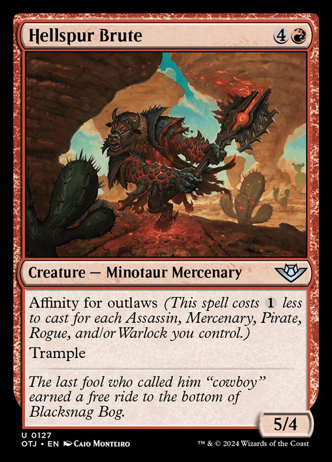 Card Scan of Hellspur Brute | OTJ