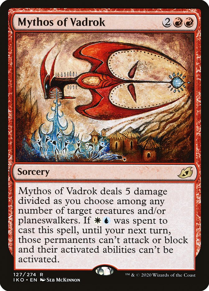Card Scan of Mythos of Vadrok | IKO