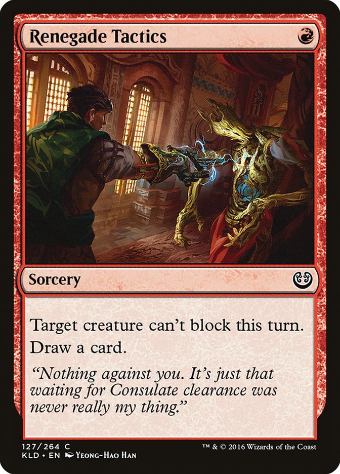 Card Scan of Renegade Tactics | KLD