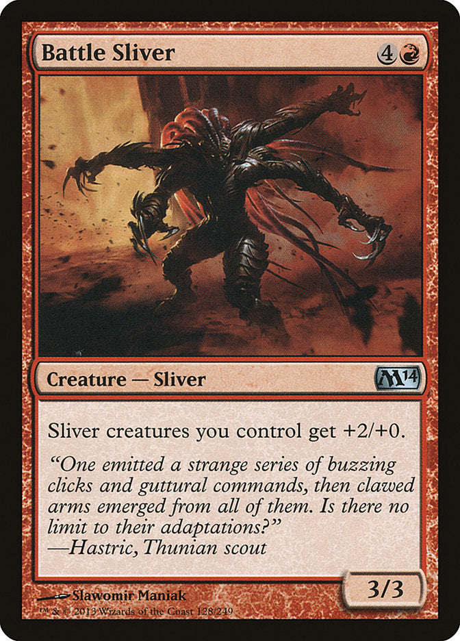 Card Scan of Battle Sliver | M14