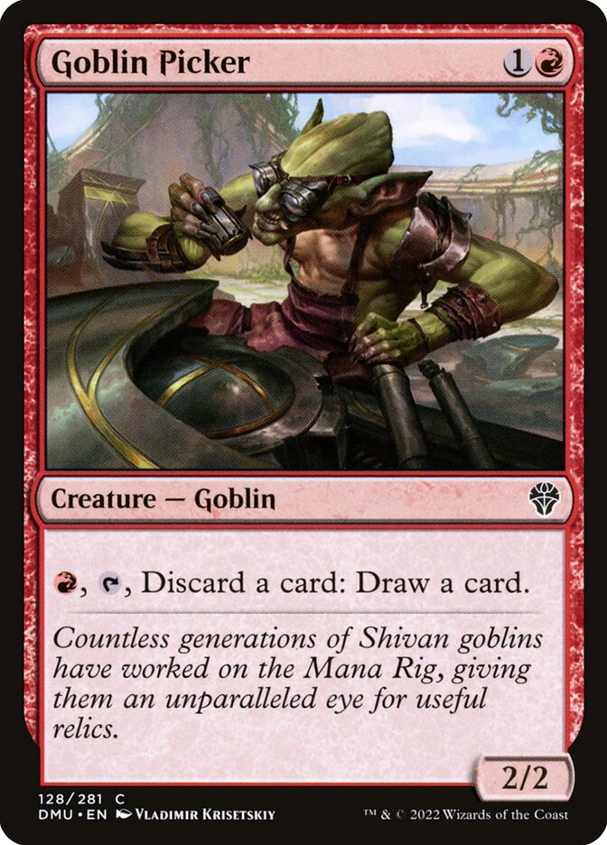 Card Scan of Goblin Picker | DMU