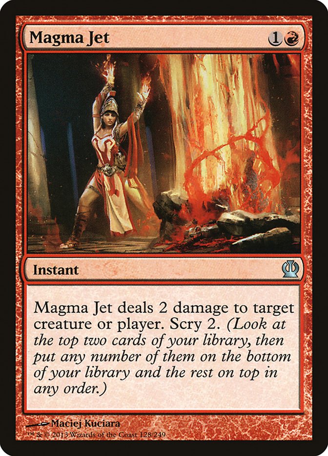 Card Scan of Magma Jet | THS