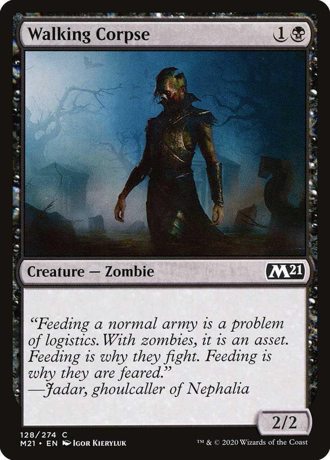 Card Scan of Walking Corpse | M21