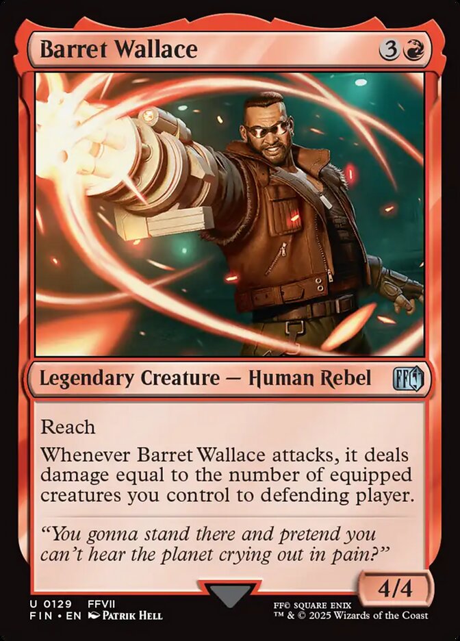 Card Scan of Barret Wallace | FIN