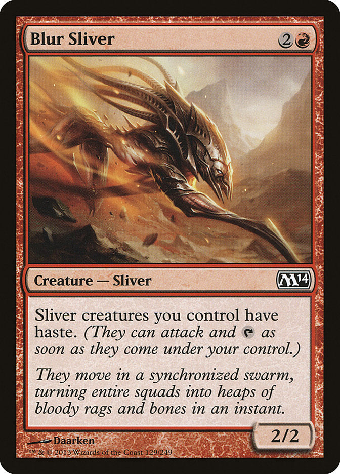 Card Scan of Blur Sliver | M14