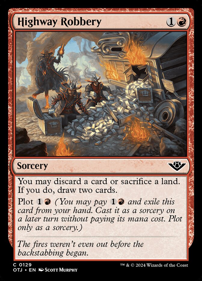 Card Scan of Highway Robbery | OTJ