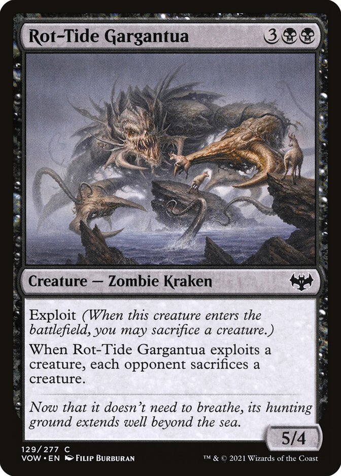 Card Scan of Rot-Tide Gargantua | VOW