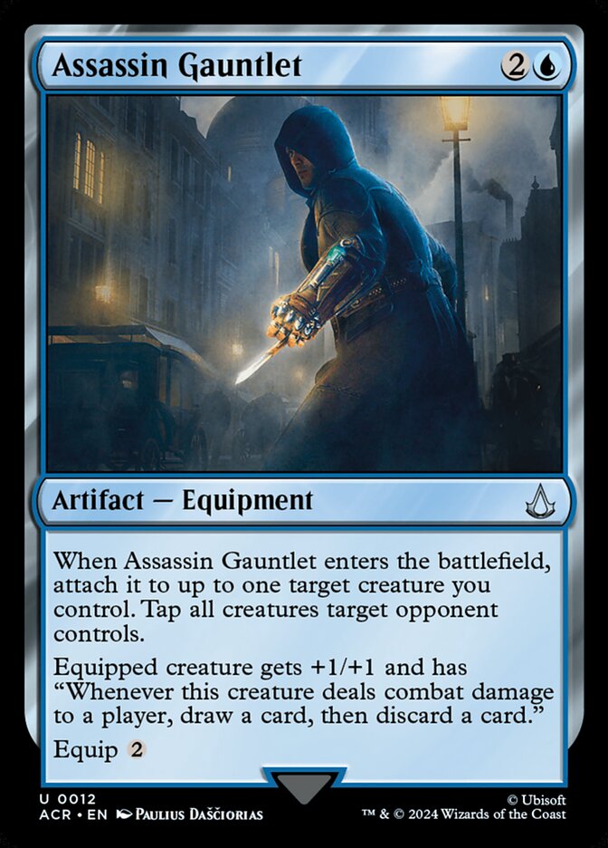 Card Scan of Assassin Gauntlet | ACR