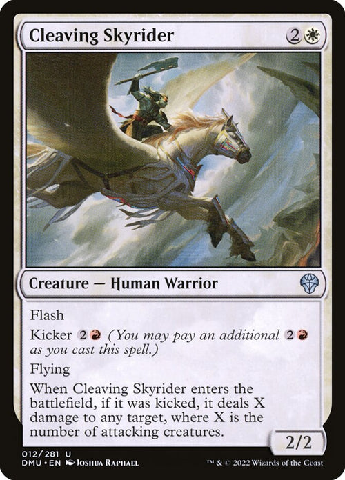 Card Scan of Cleaving Skyrider | DMU