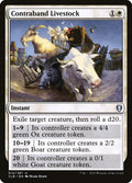 Card Scan of Contraband Livestock | CLB