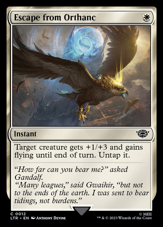 Card Scan of Escape from Orthanc | LTR