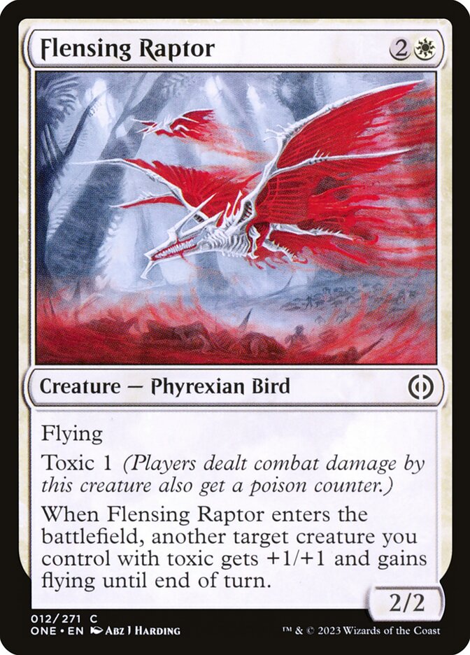 Card Scan of Flensing Raptor | ONE