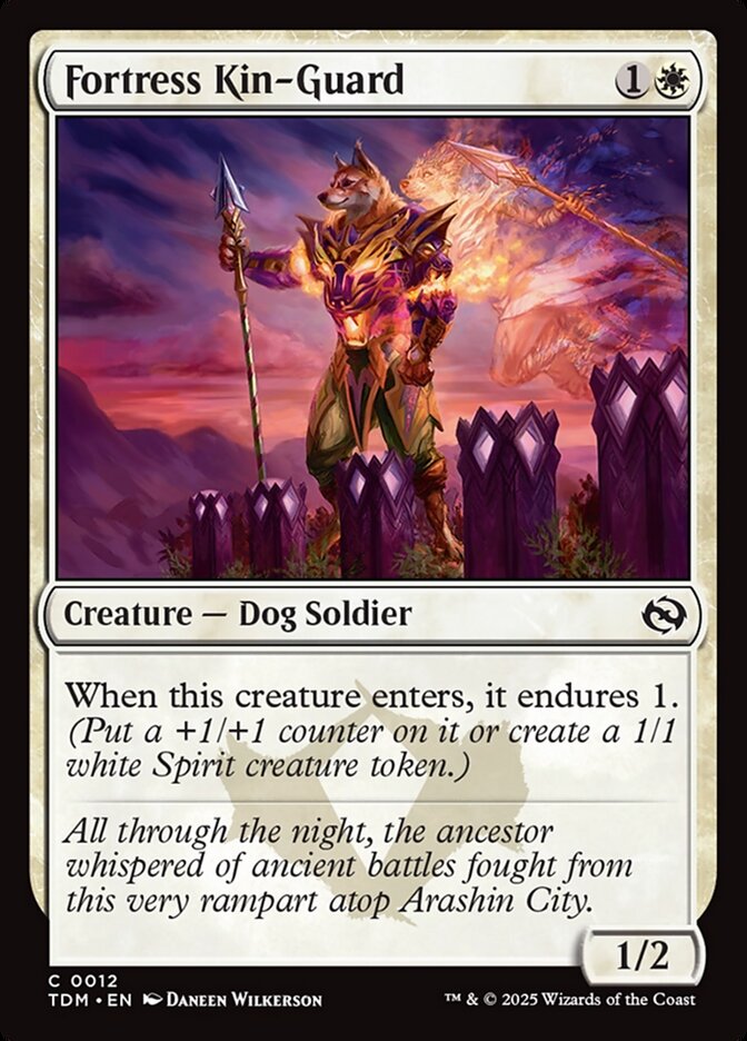 Card Scan of Fortress Kin-Guard | TDM