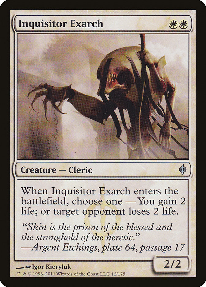 Card Scan of Inquisitor Exarch | NPH