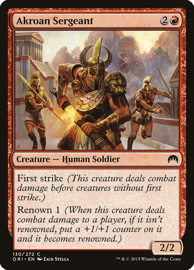 Akroan Sergeant | ORI