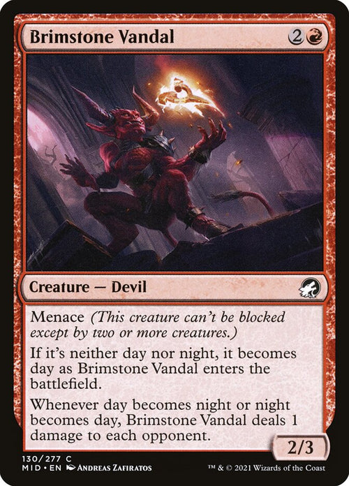 Card Scan of Brimstone Vandal | MID