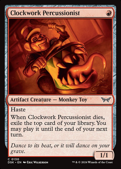 Card Scan of Clockwork Percussionist | DSK