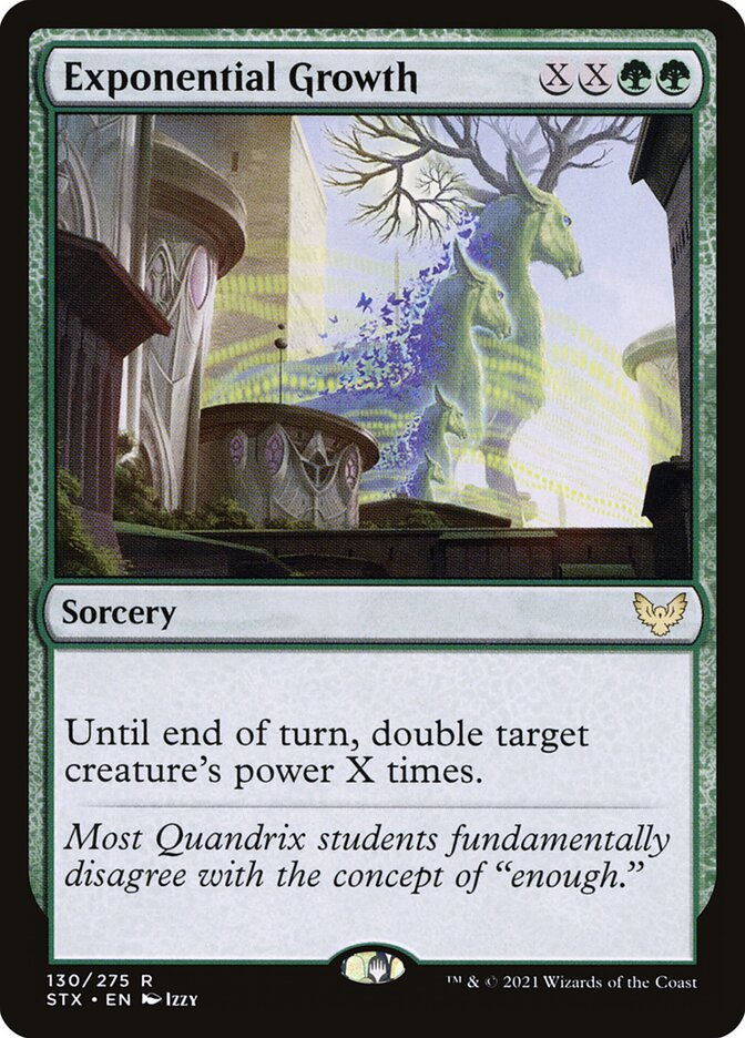 Card Scan of Exponential Growth | STX