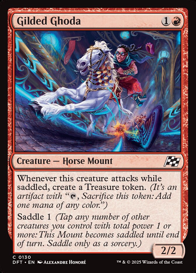 Card Scan of Gilded Ghoda | DFT