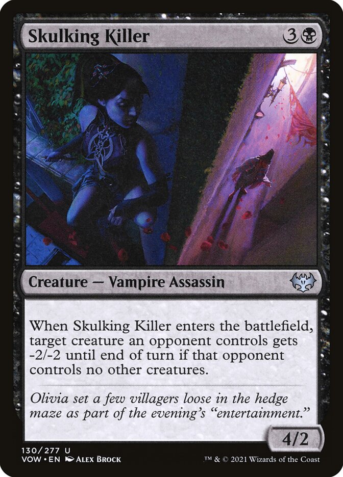 Card Scan of Skulking Killer | VOW