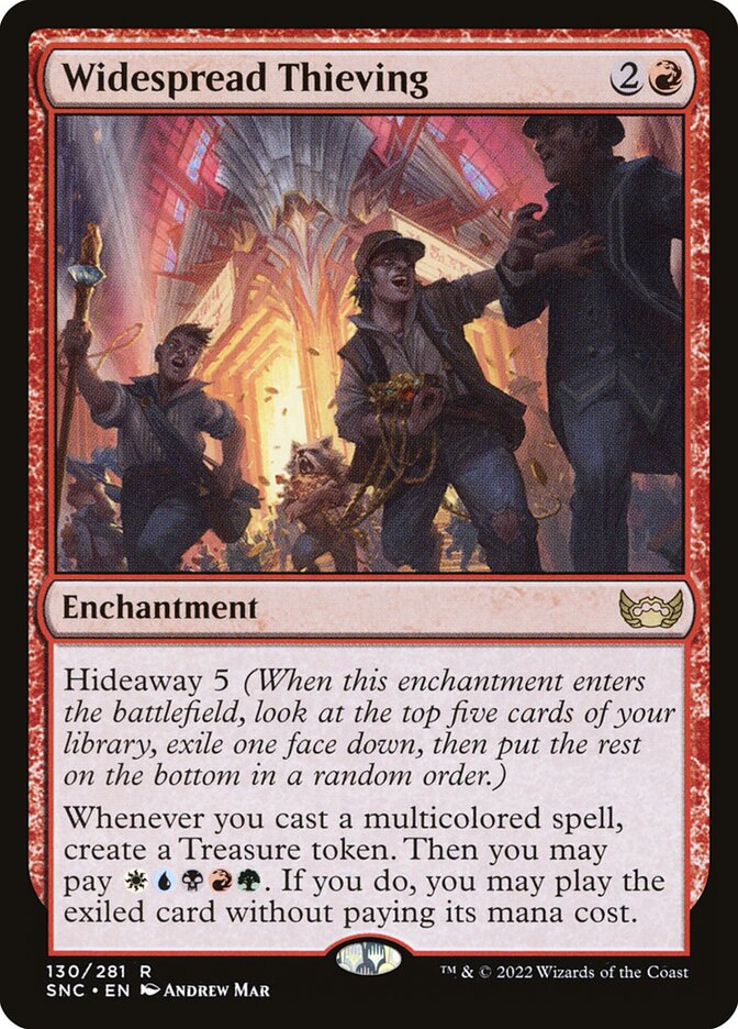 Card Scan of Widespread Thieving | SNC