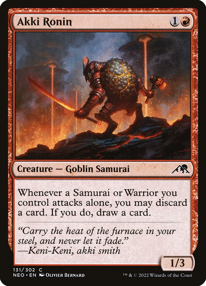 Card Scan of Akki Ronin | NEO