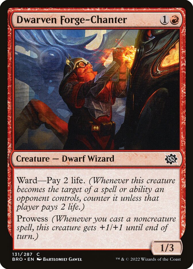 Card Scan of Dwarven Forge-Chanter | BRO