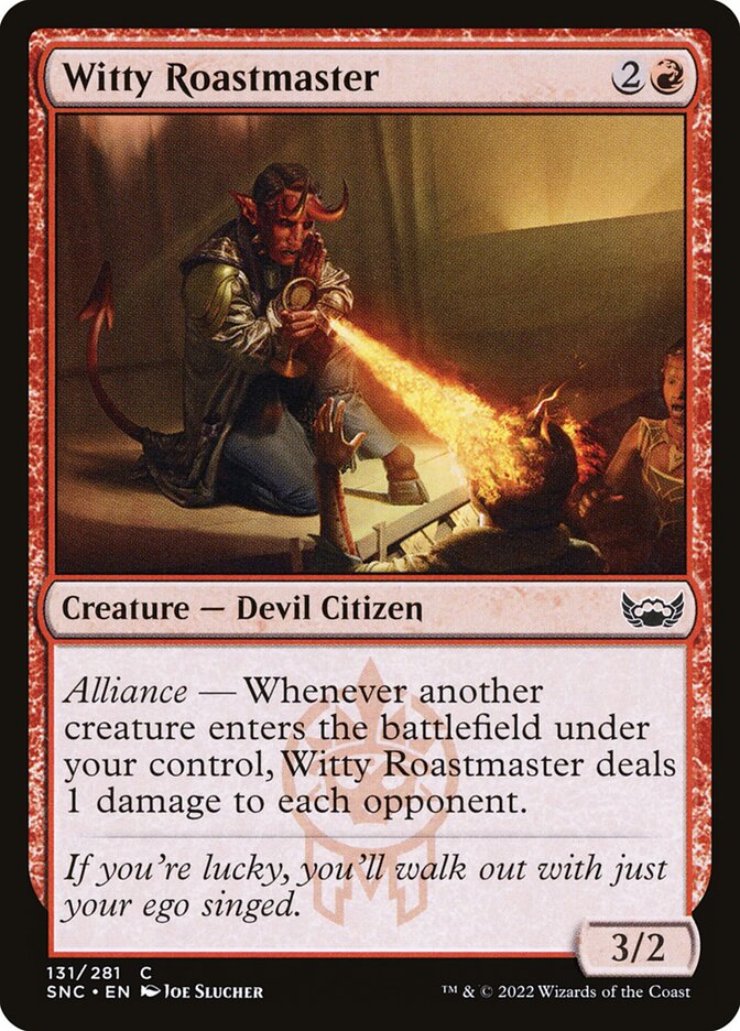 Card Scan of Witty Roastmaster | SNC