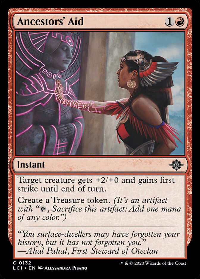 Card Scan of Ancestors' Aid | LCI