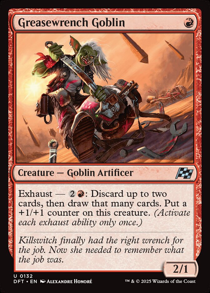 Card Scan of Greasewrench Goblin | DFT