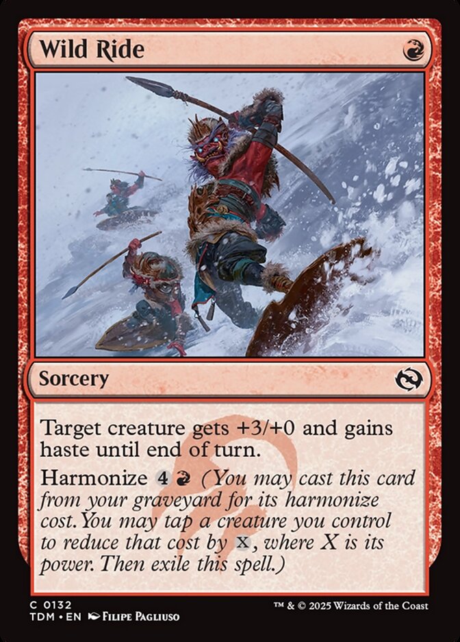 Card Scan of Wild Ride | TDM