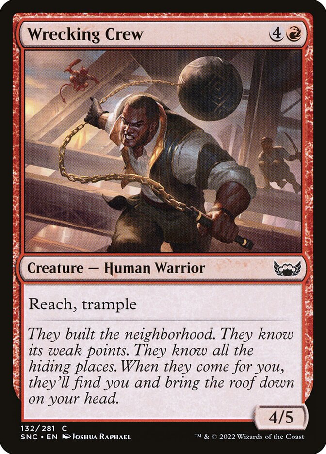 Card Scan of Wrecking Crew | SNC