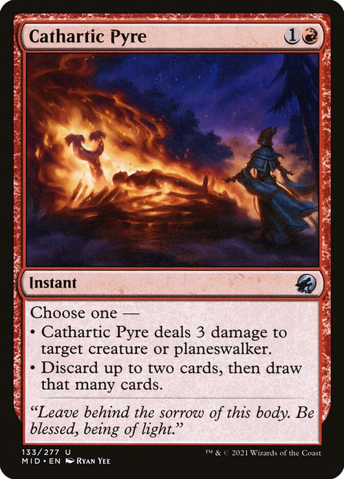 Card Scan of Cathartic Pyre | MID