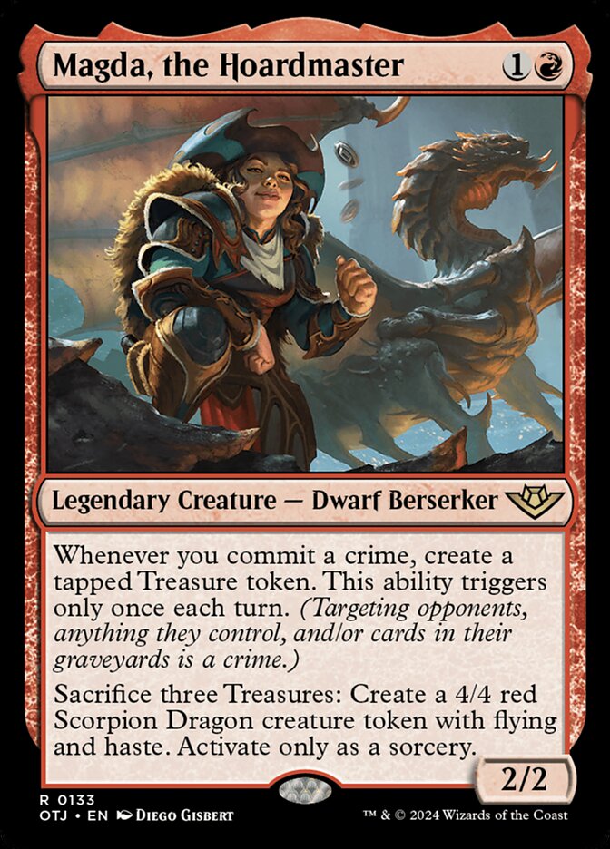 Card Scan of Magda, the Hoardmaster | OTJ