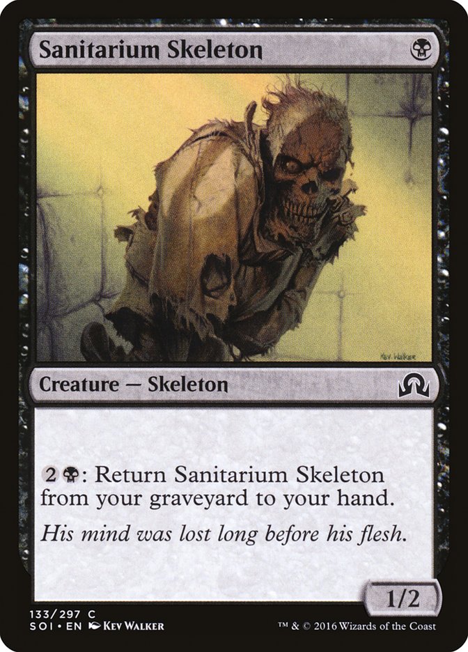Card Scan of Sanitarium Skeleton | SOI