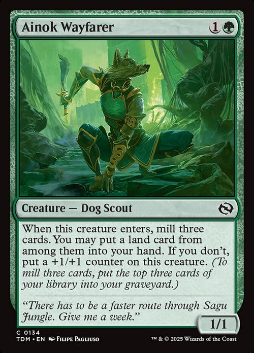 Card Scan of Ainok Wayfarer | TDM