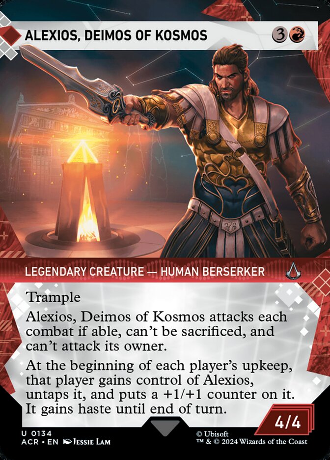 Card Scan of Alexios, Deimos of Kosmos | ACR (Showcase)