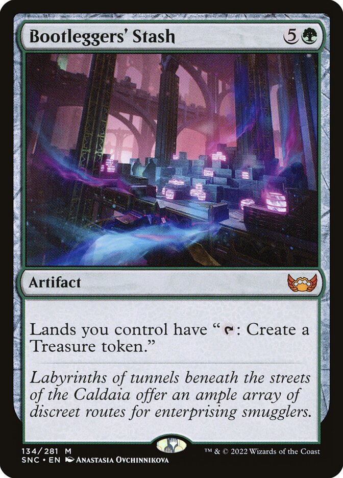 Bootleggers' Stash | SNC (Foil) - Card Scan