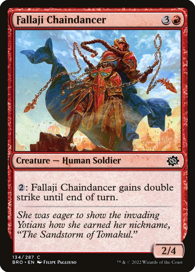 Card Scan of Fallaji Chaindancer | BRO
