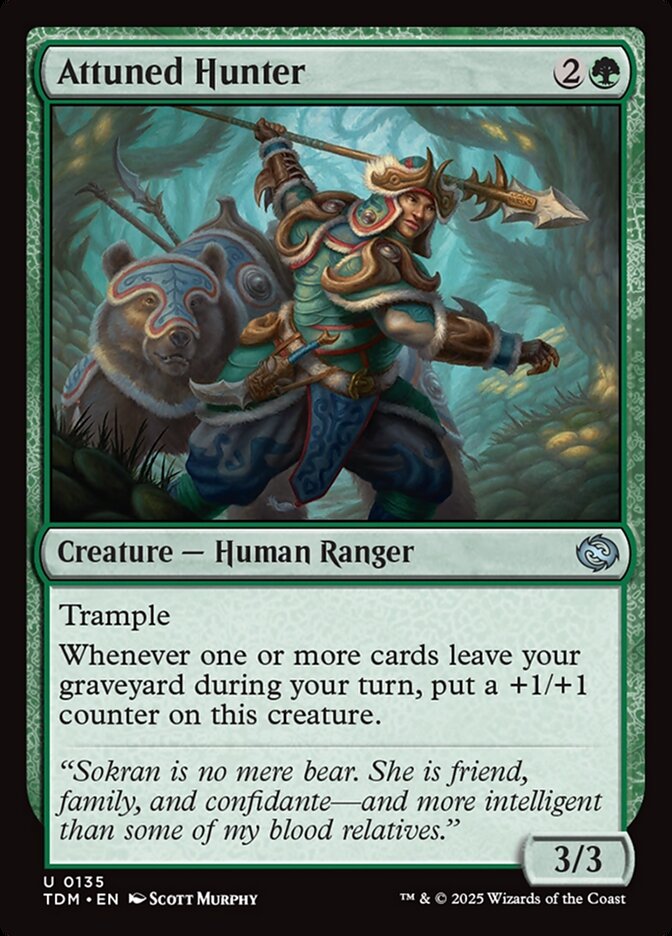 Card Scan of Attuned Hunter | TDM
