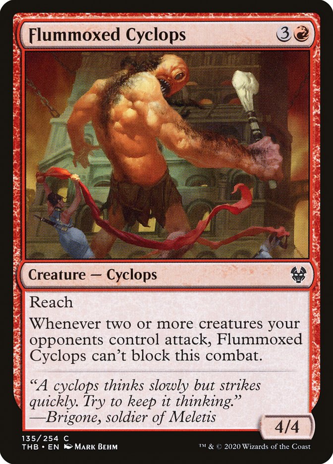 Card Scan of Flummoxed Cyclops | THB