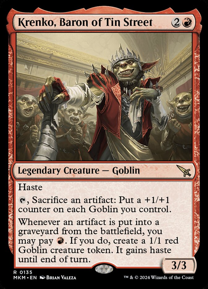 Card Scan of Krenko, Baron of Tin Street | MKM