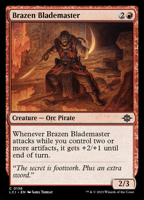 Card Scan of Brazen Blademaster | LCI