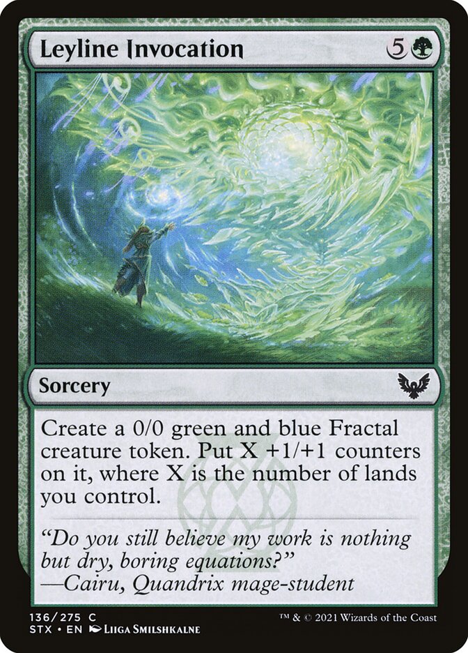 Card Scan of Leyline Invocation | STX