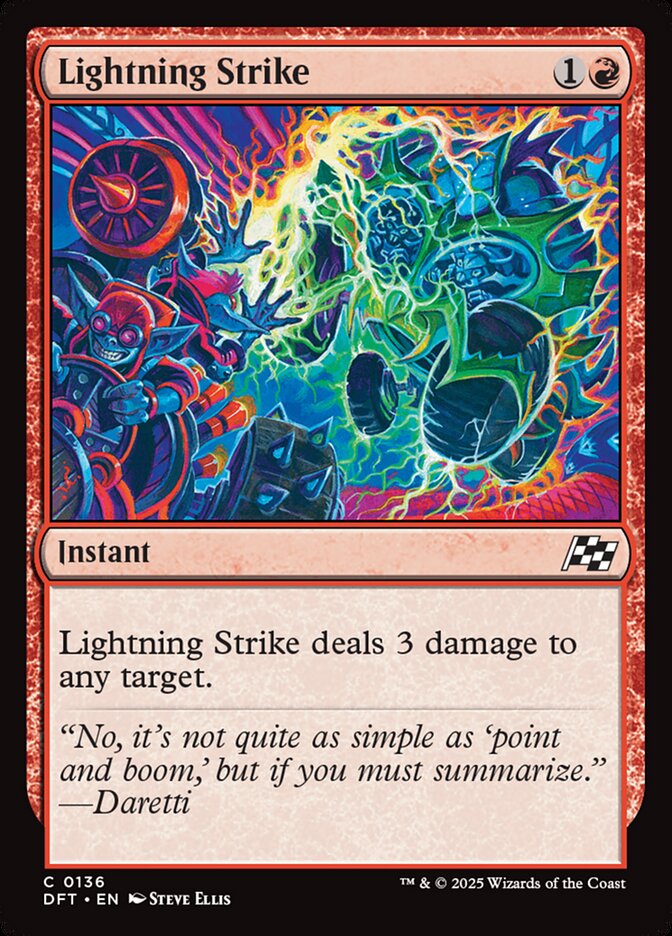 Card Scan of Lightning Strike | DFT