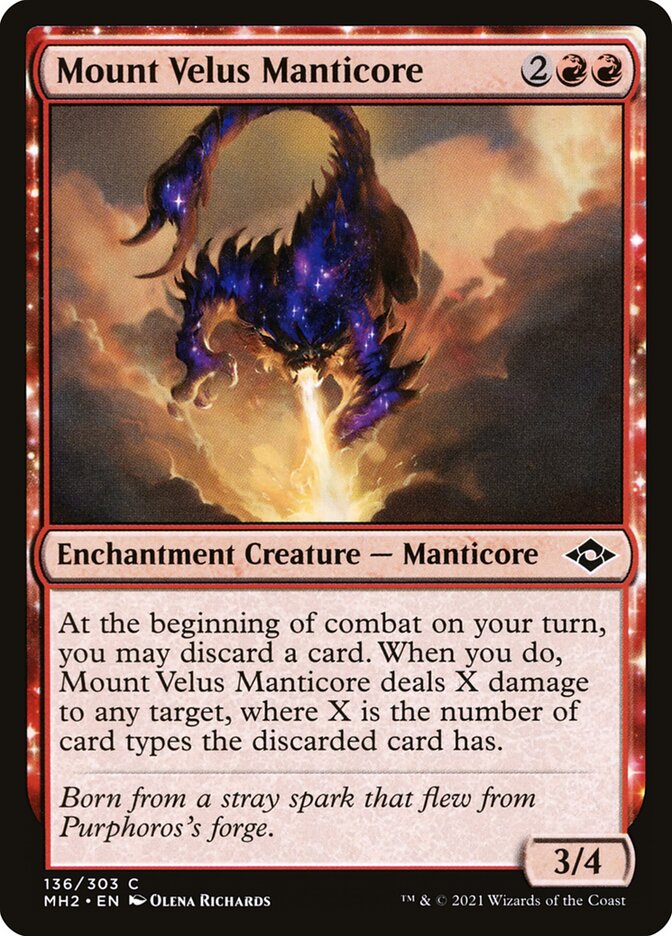 Card Scan of Mount Velus Manticore | MH2