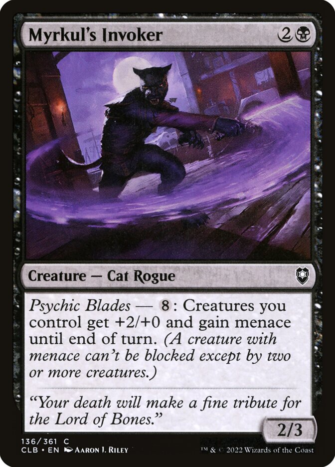 Card Scan of Myrkul's Invoker | CLB