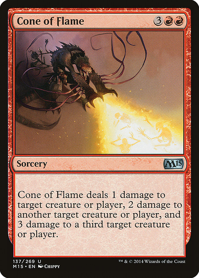 Card Scan of Cone of Flame | M15