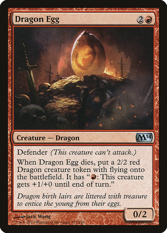 Card Scan of Dragon Egg | M14