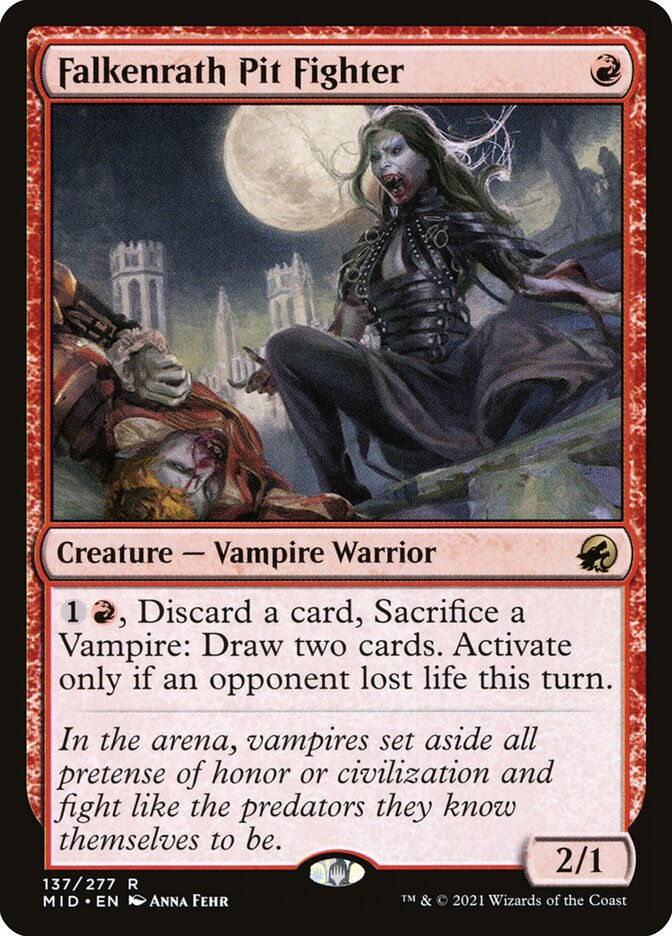 Card Scan of Falkenrath Pit Fighter | MID